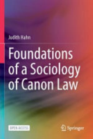 Foundations of a Sociology of Canon Law