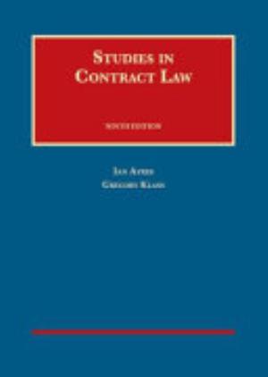 Studies in Contract Law