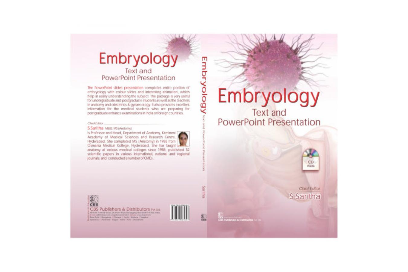 EMBRYOLOGY TEXT AND POWERPOINT PRESENTATION IN CD