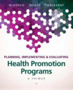 Planning, implementing, and evaluating health promotion programs